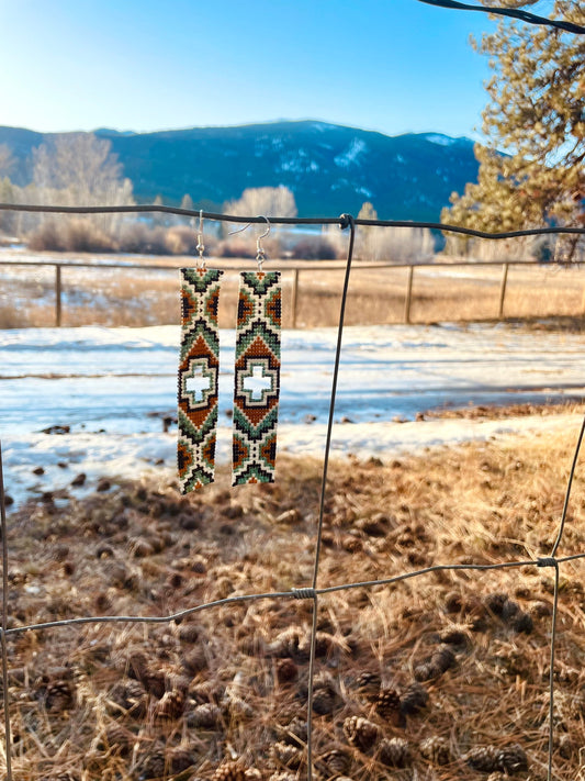 Holy Desert Beaded Earrings